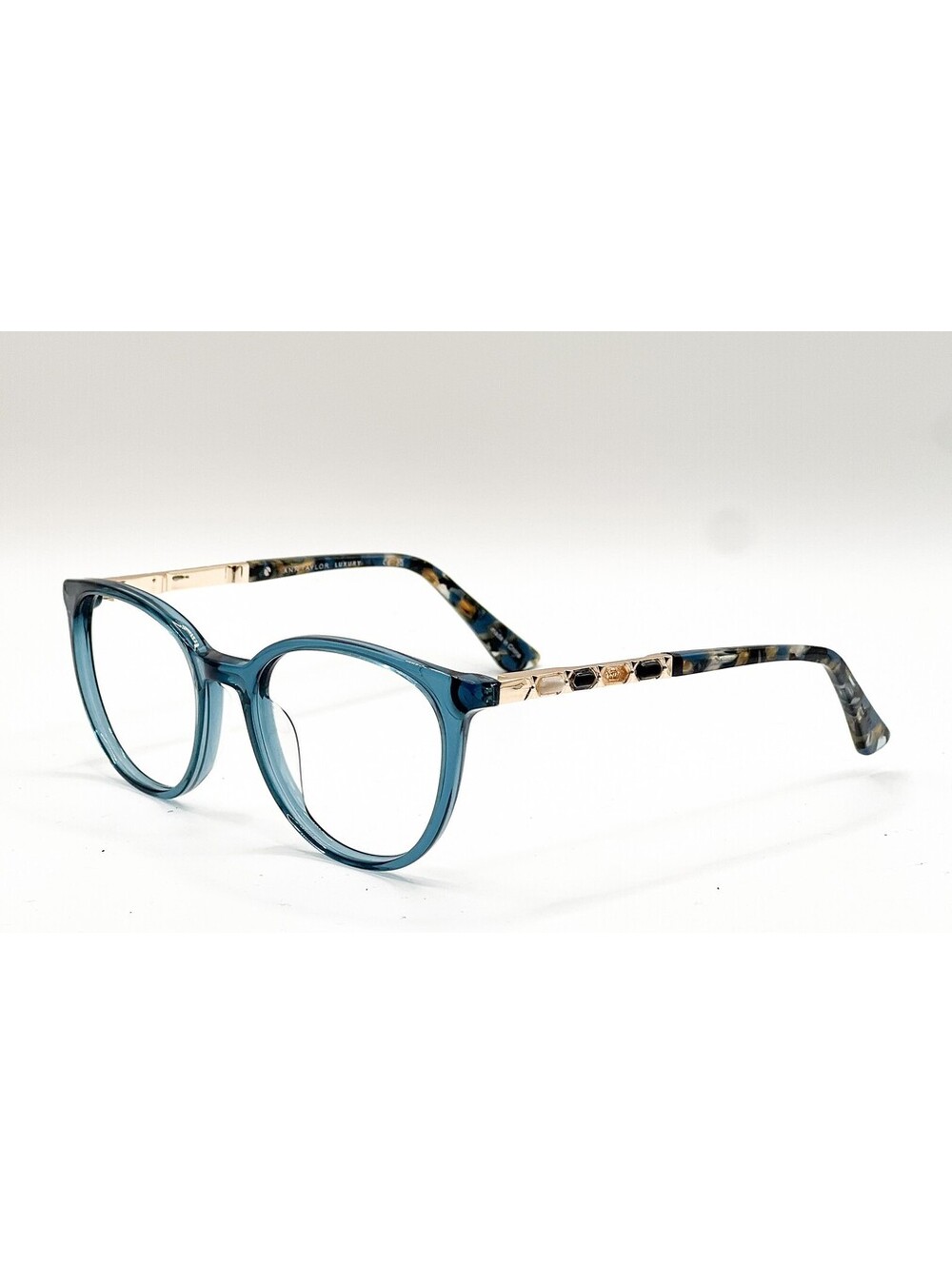 Ann Taylor AT020 C03 Tide Translucent Round Authentic Eyeglass Frames 50-18-135